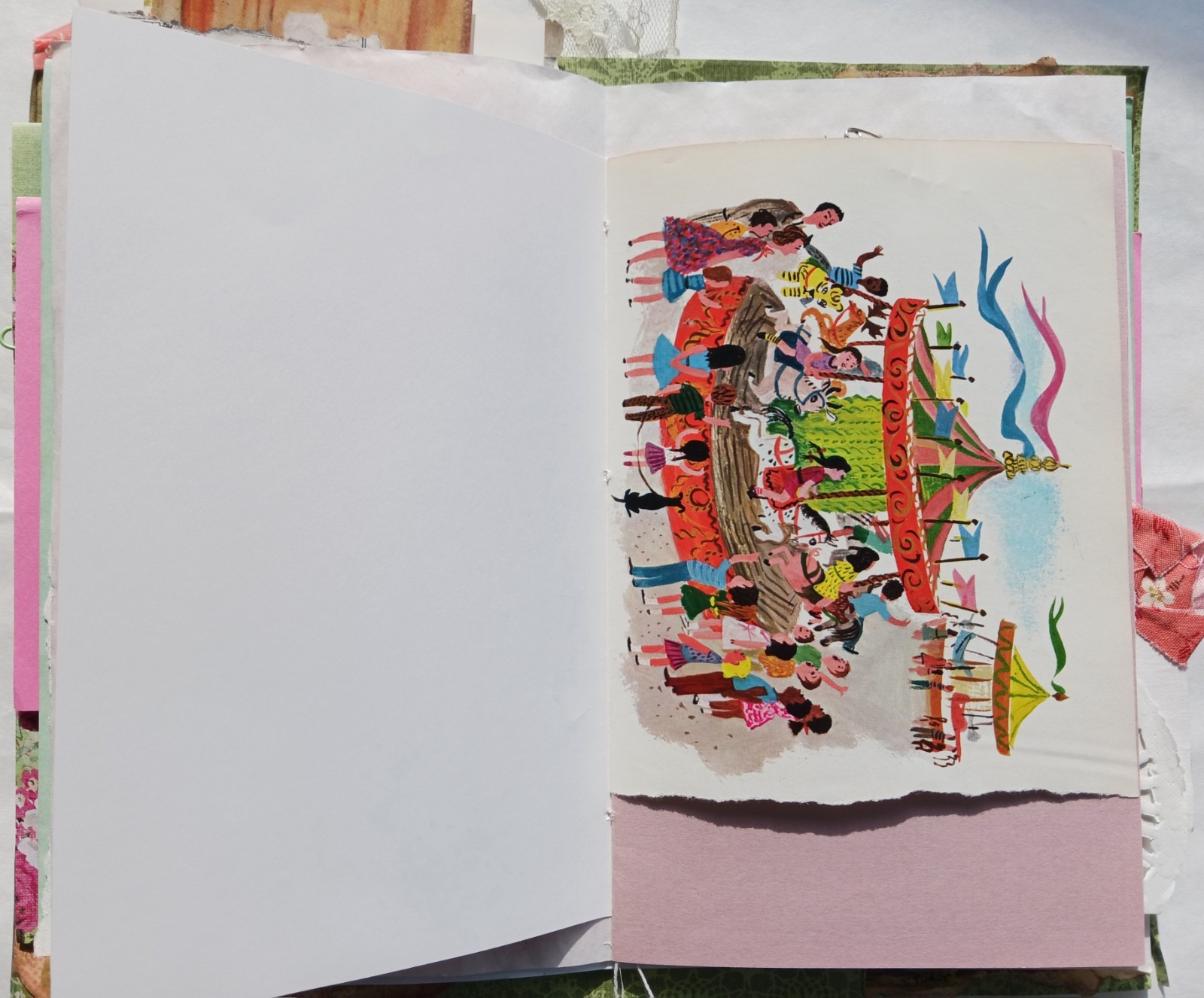 Vintage Style Junk Journal Handmade 86 Pages Women Mother Journal