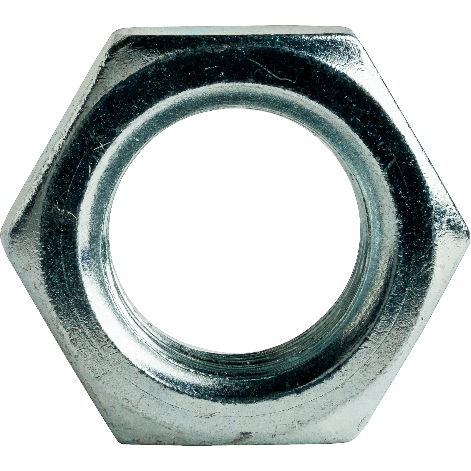 Thin Hex Jam Nuts Grade 2 Steel Electro Zinc Plated Finish All Sizes Available