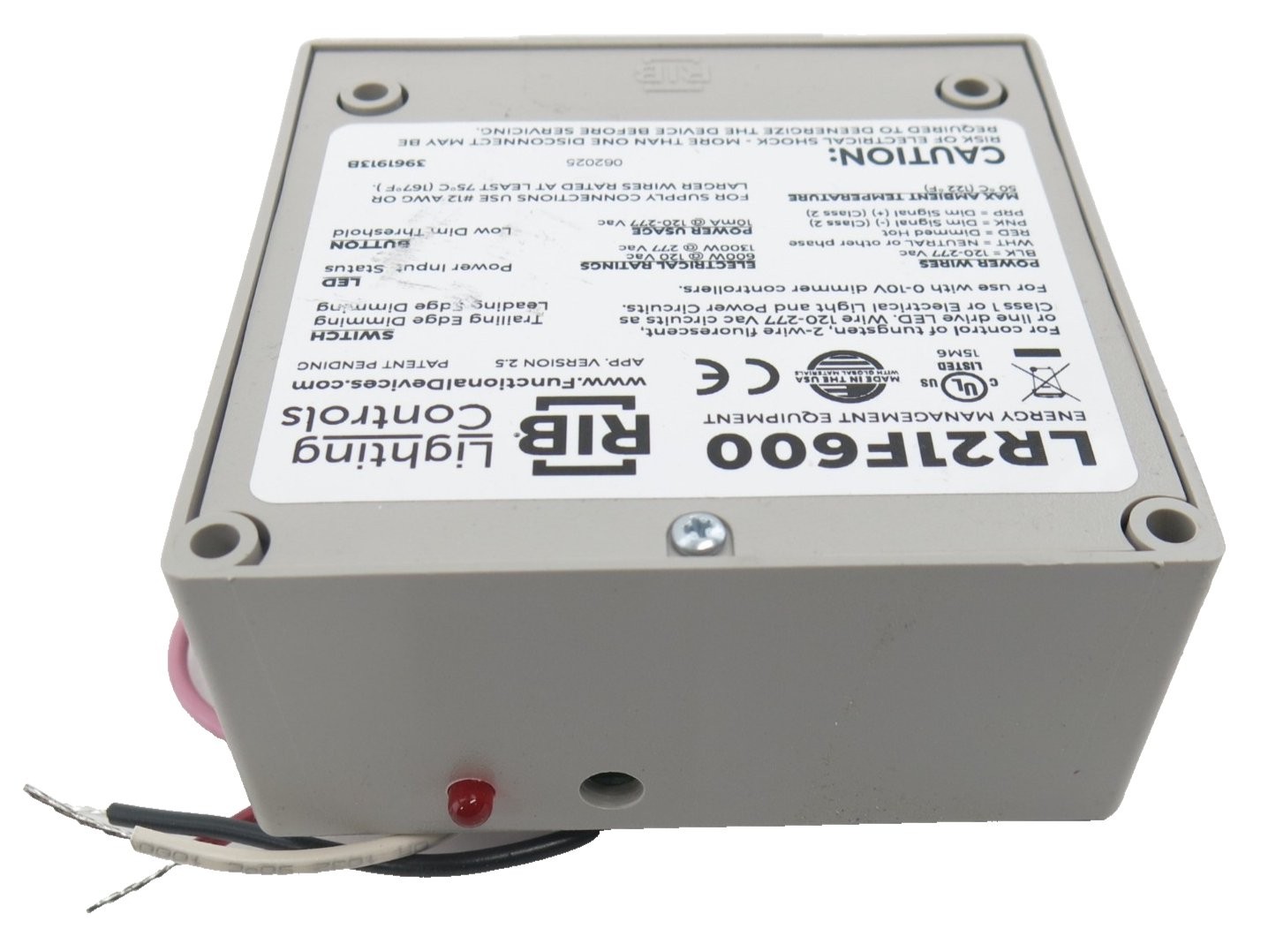 RIB LR21F600 600W 0-10V Dimming Ballast Control Enclosed Module NEW