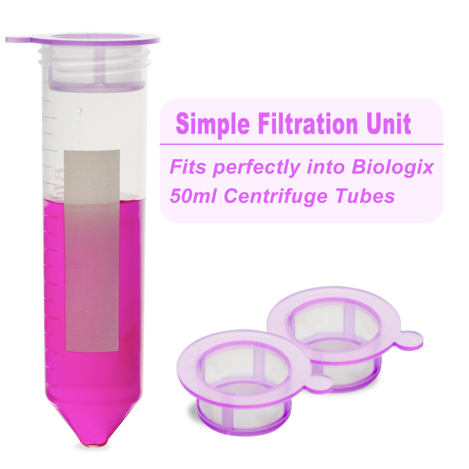 50/100 Pcs Cell Strainers, 40/70/100μm, Individual Package, Sterile