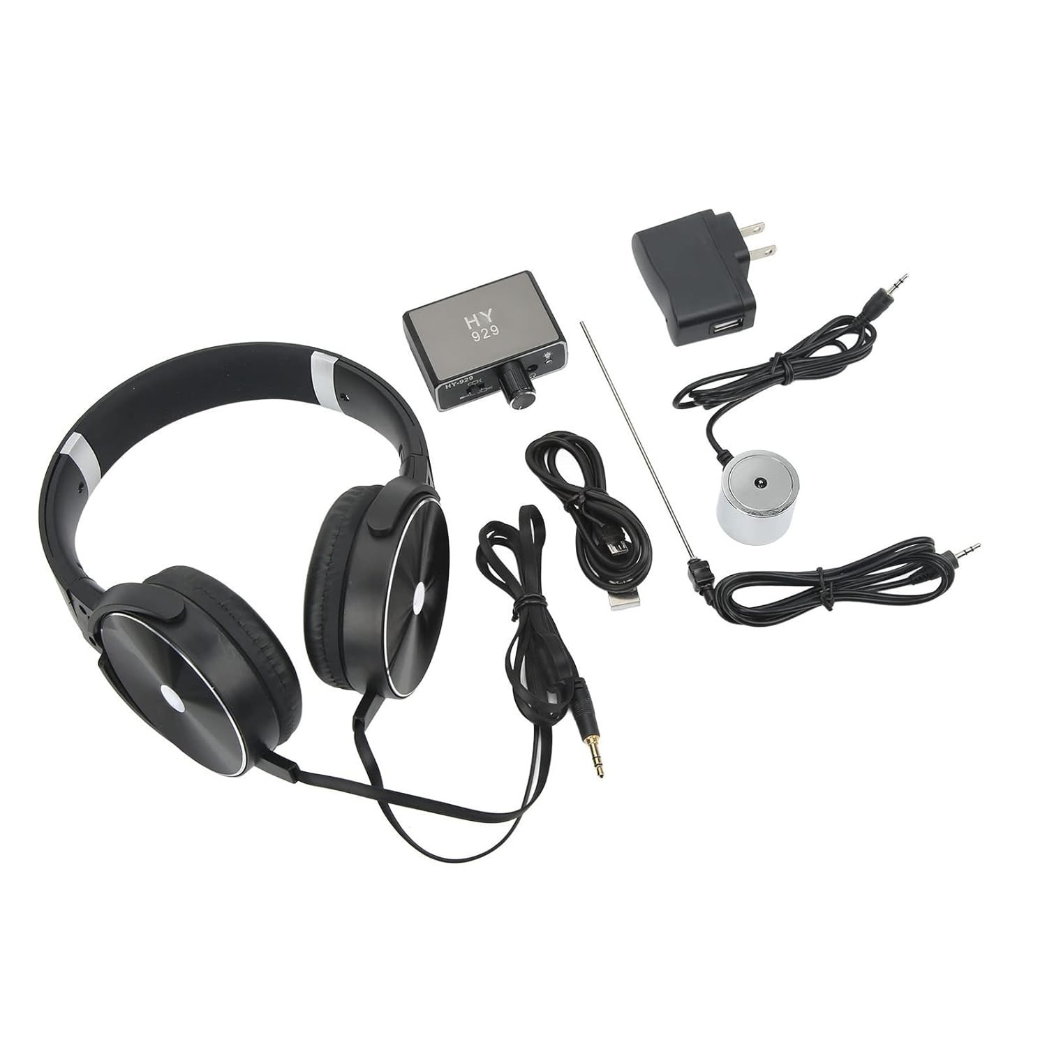 Precision Water Leak Detector with Dual Probes & High-Definition Audio Earphones