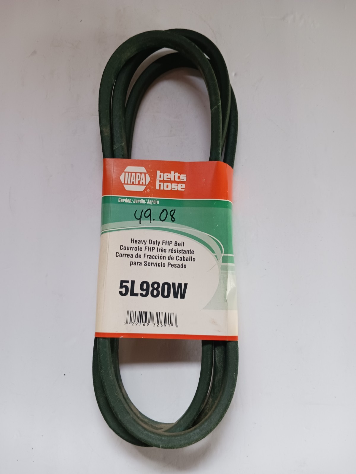 5L980W NAPA Gates Heavy Duty FHP Belt 21/32″ x 98″ GARDEN