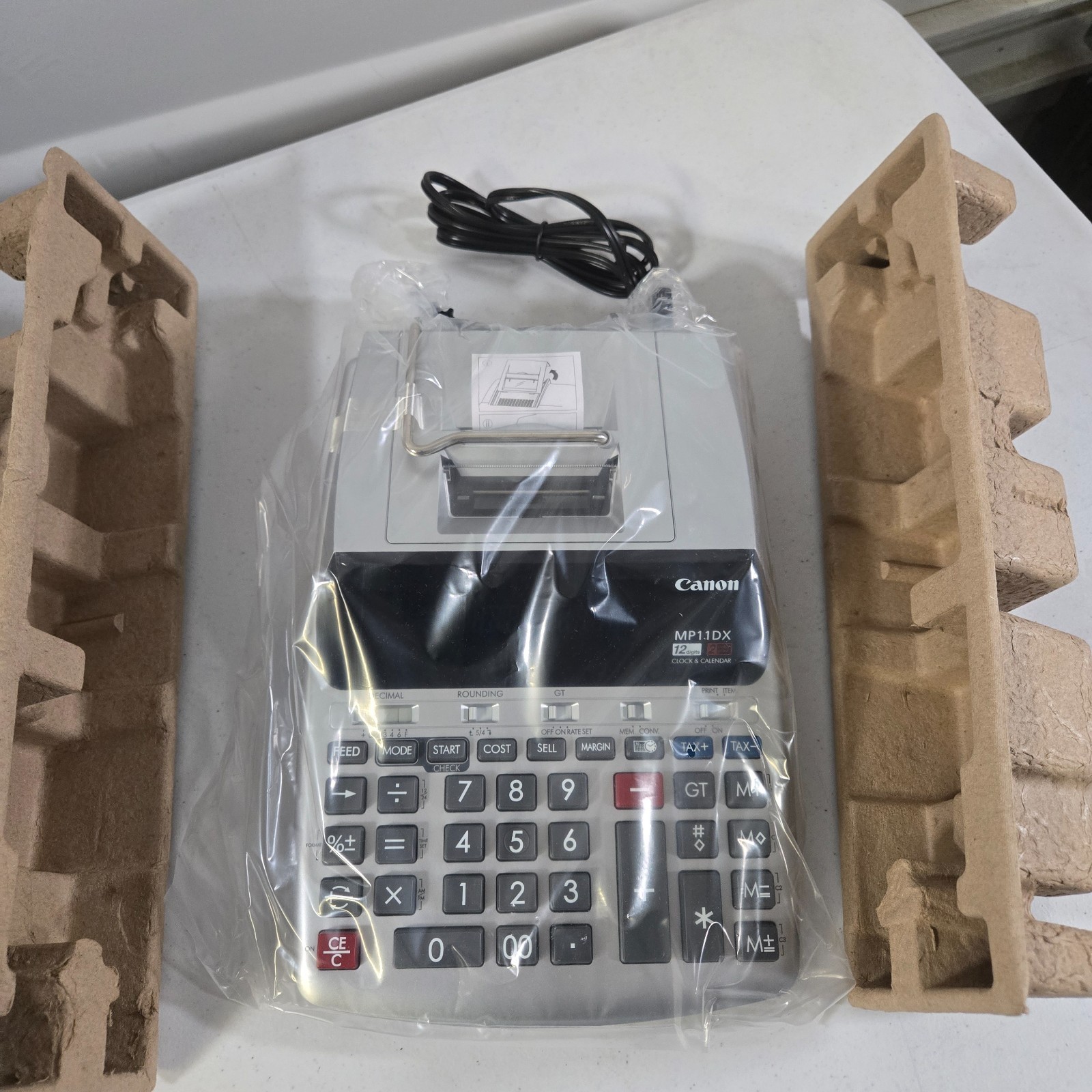 Canon MP11DX-2 Heavy Duty Desktop Printing Calculator 12-Digit 2-Color NEW T3