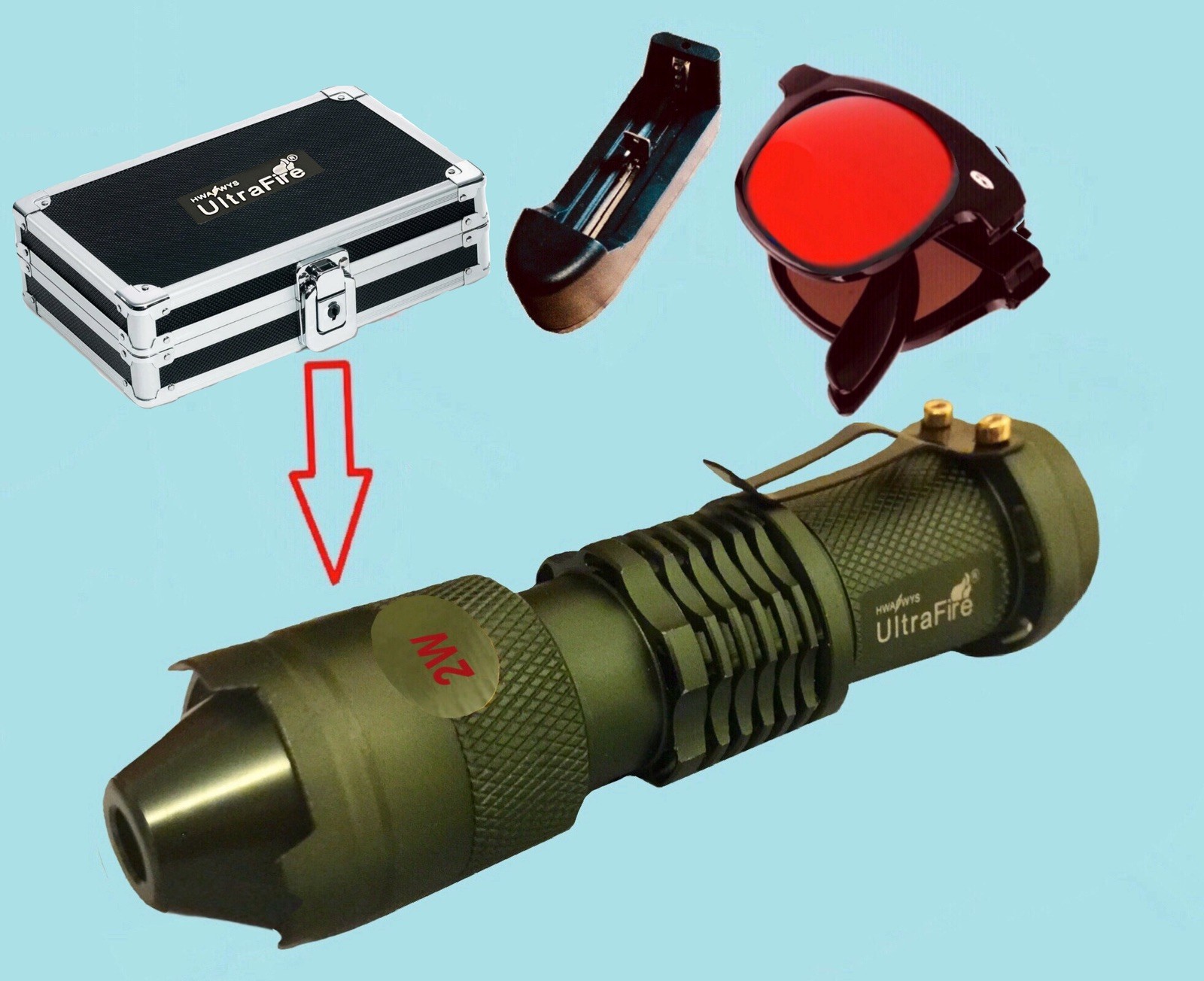 Compact high-end Blue Laser Pointers 450nm Visible Beam cigarette Lighter