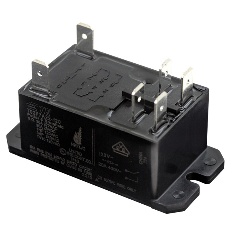 2Pcs Power Relay 30A 277VAC 6Pins DPST-NO T92P7A22-120 120VAC