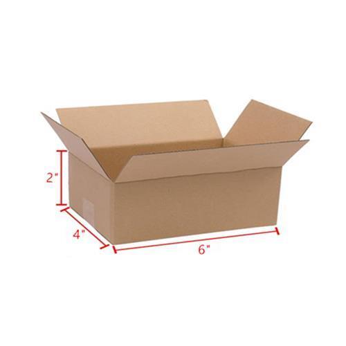 100 6x4x2 Corrugated Box Packaging Shipping Packing Mailer Carton
