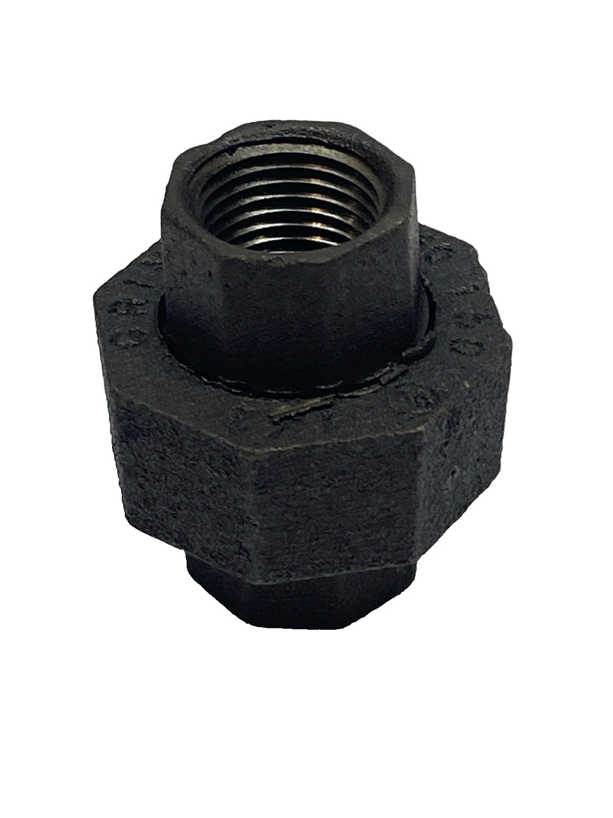 Grinnell Ground Joint Union 1/2″ NPT Class 150 Malleable Iron Black Fig. 463
