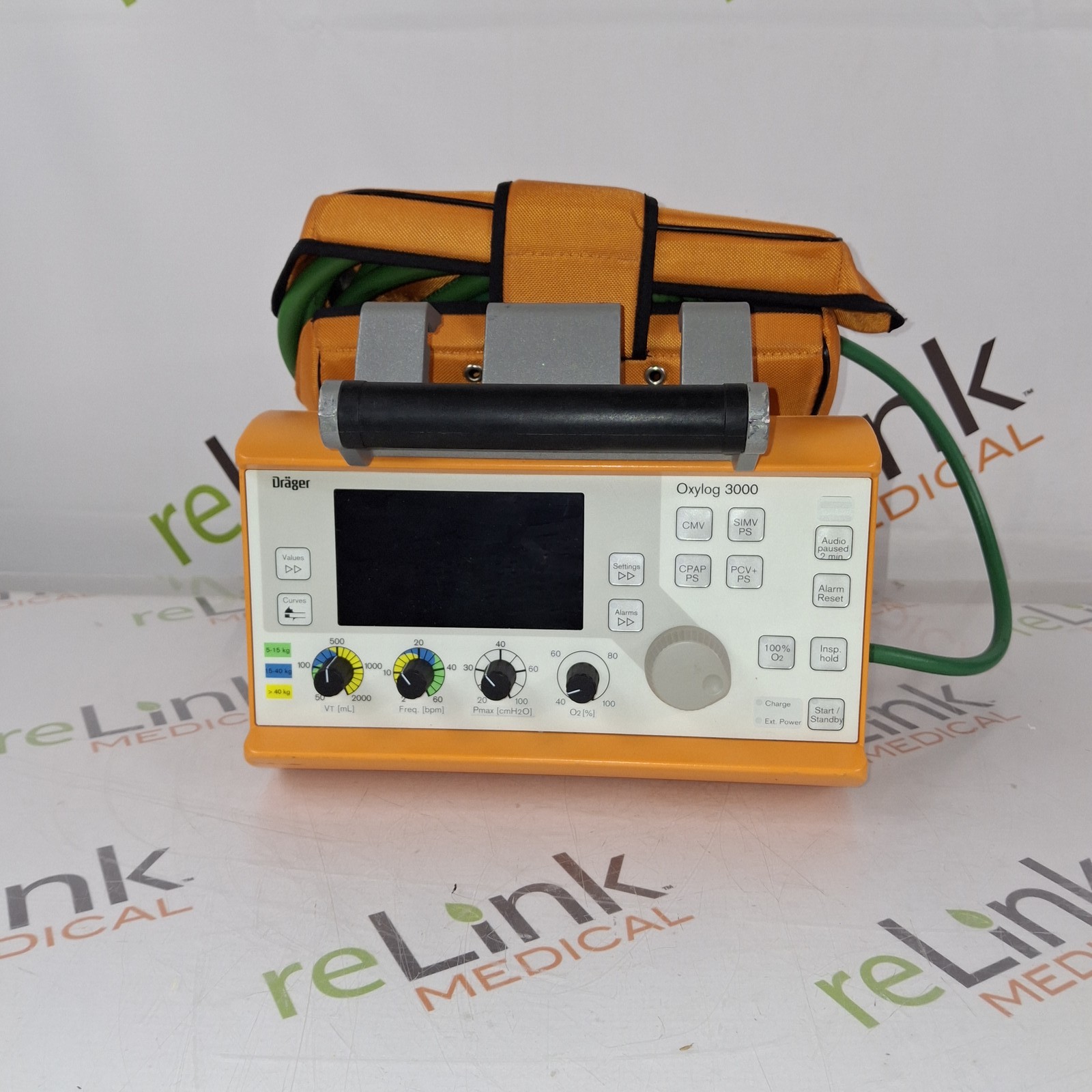 Draeger Medical Oxylog 3000 Portable Ventilator