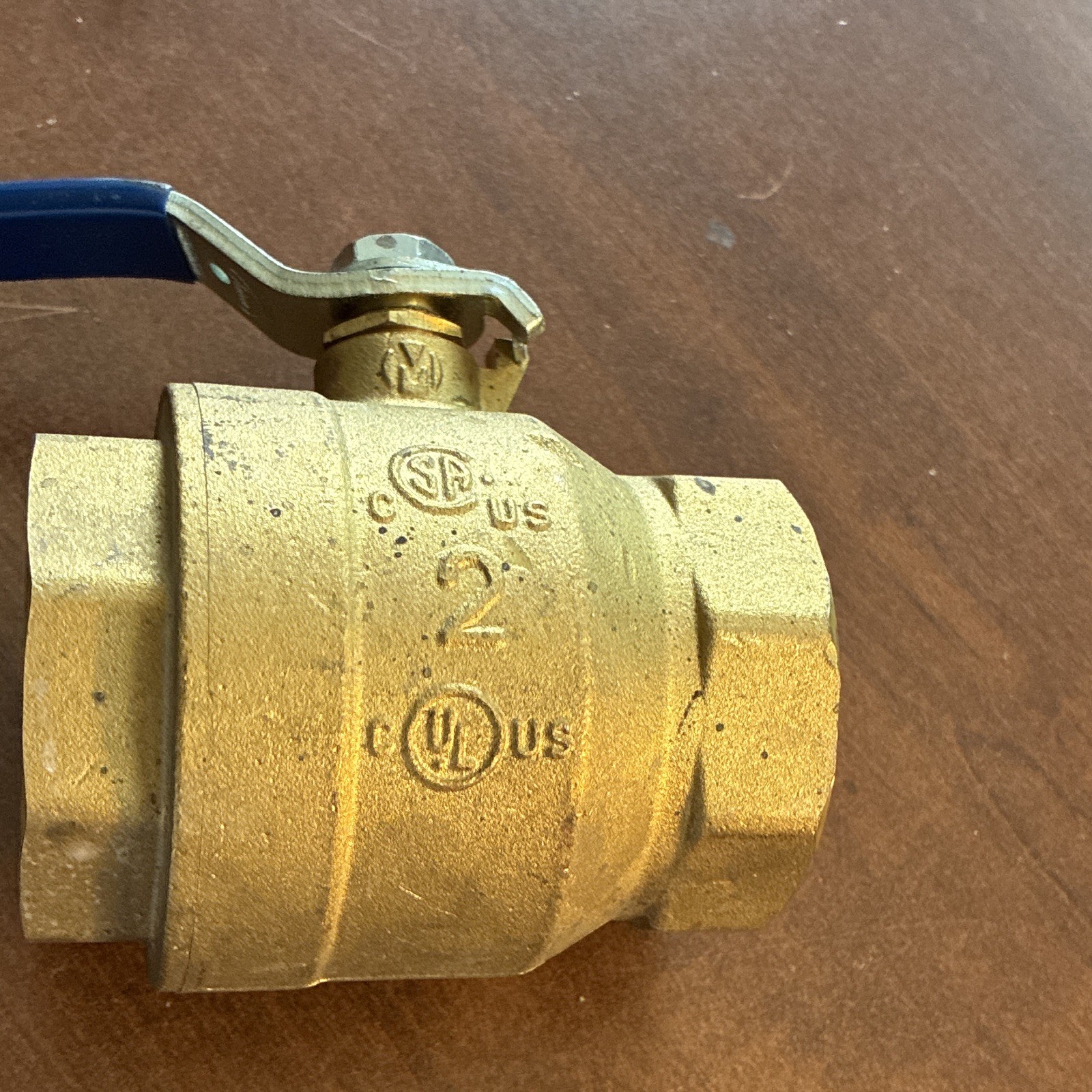 Milwaukee Valve BA-475B 2 in Brass Manual Ball Valve NPT 600 WOG 250 psi