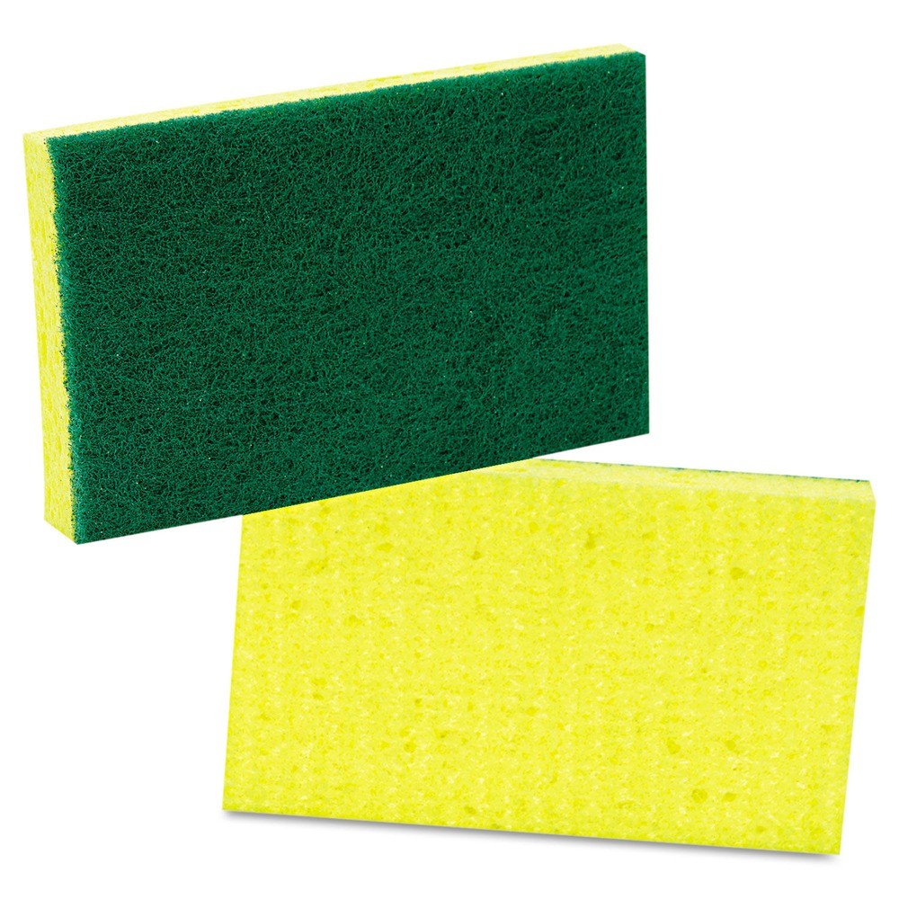 Scotch-Brite PROFESSIONAL 74CC 3.6 in. x 6.1 in. Sponge – YL/GN (10/PK) New