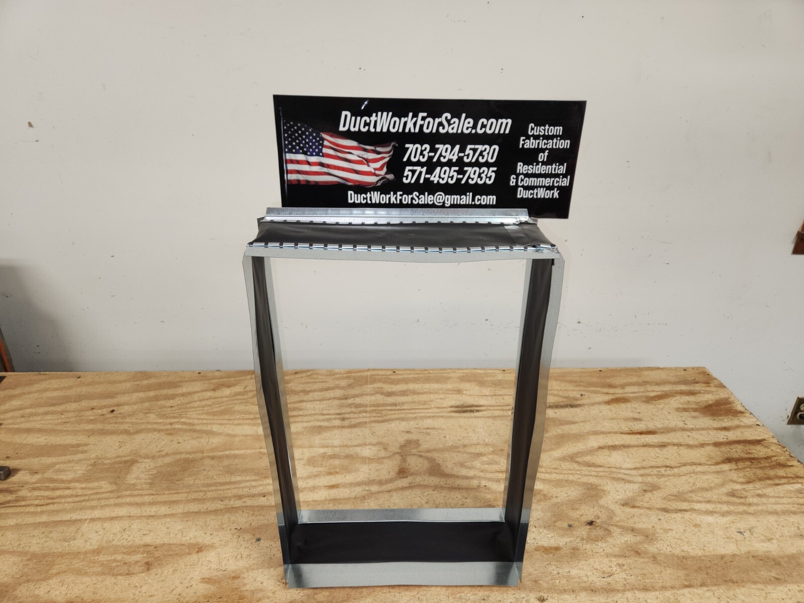 24.5 X 21″ CARLISLE FLEXIBLE DUCT CONNECTOR CANVAS DUCTWORK CONNECTOR