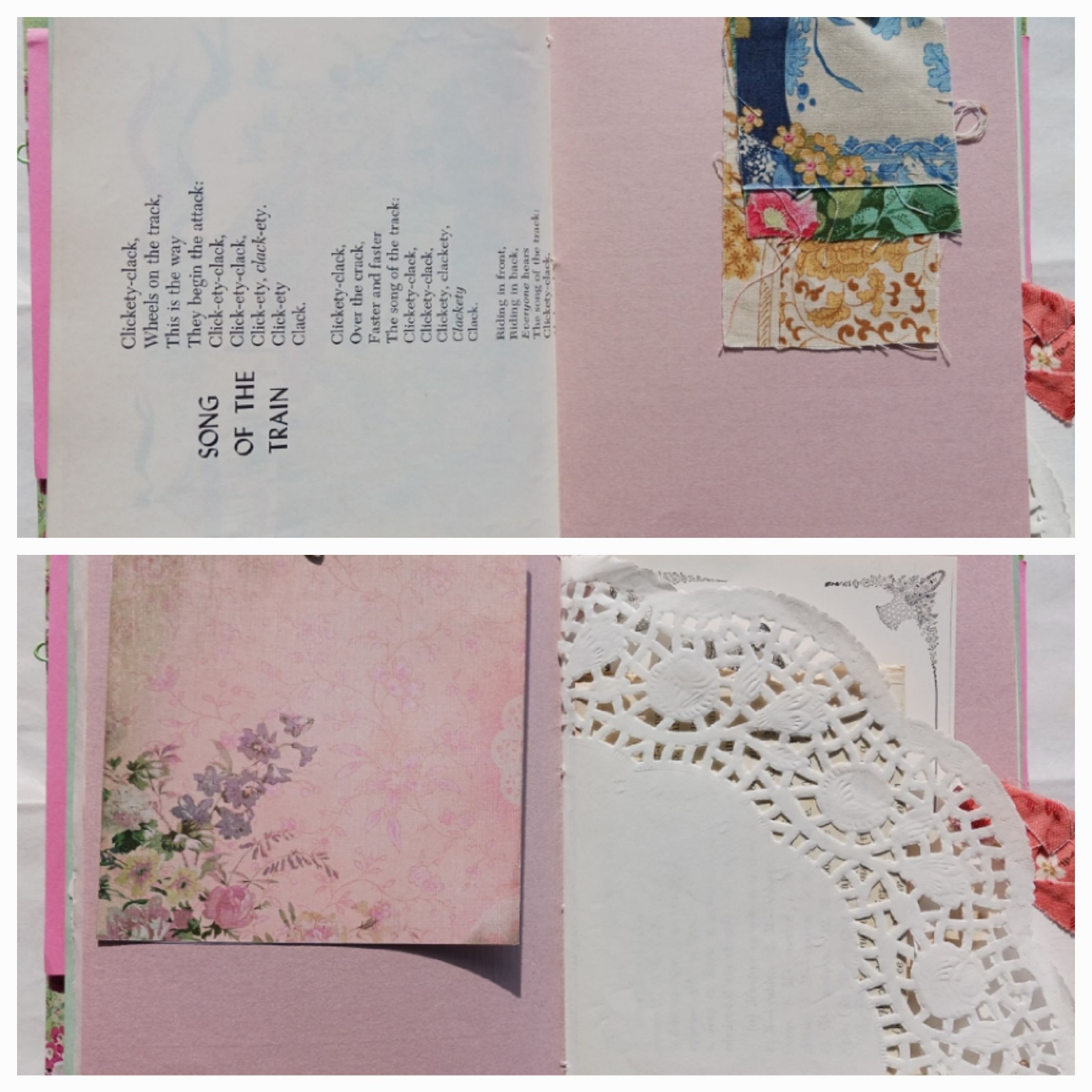Vintage Style Junk Journal Handmade 86 Pages Women Mother Journal