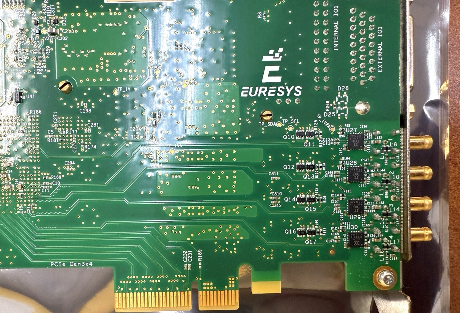 EURESYS COAXLINK QUAD G3 1633-LH PCIe 3.0 FourCoaXPress CXP-6 Frame Grabber Card
