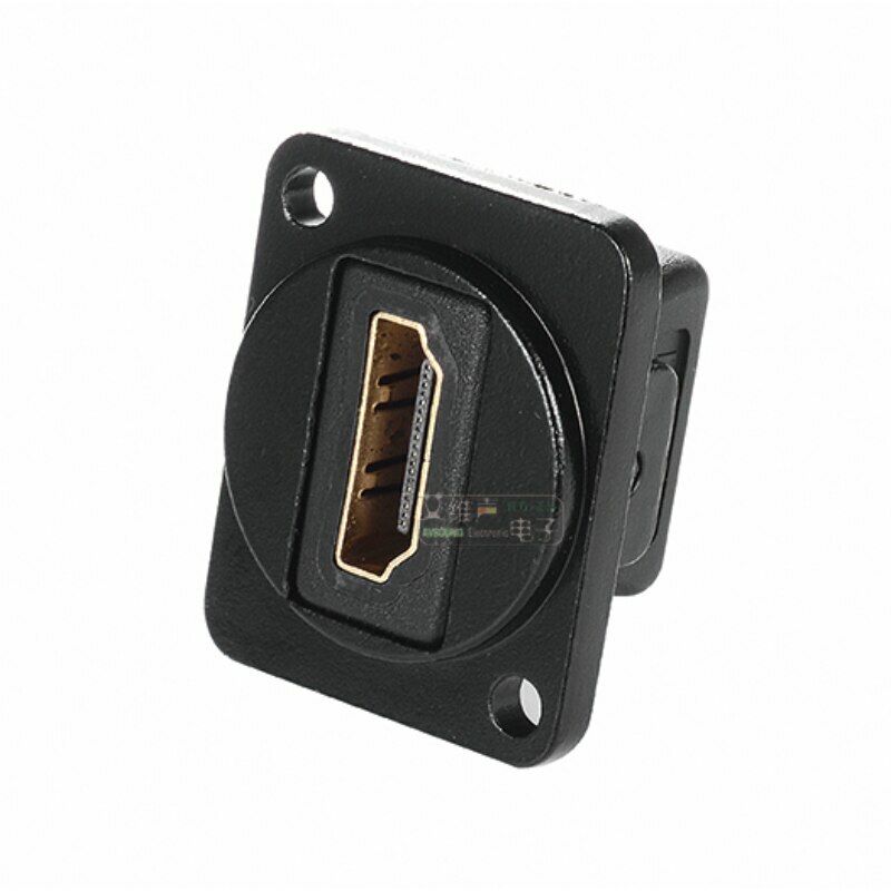 1Pcs 86 panel installation female socket D-type HDMI module ultra-short AHDMI-C