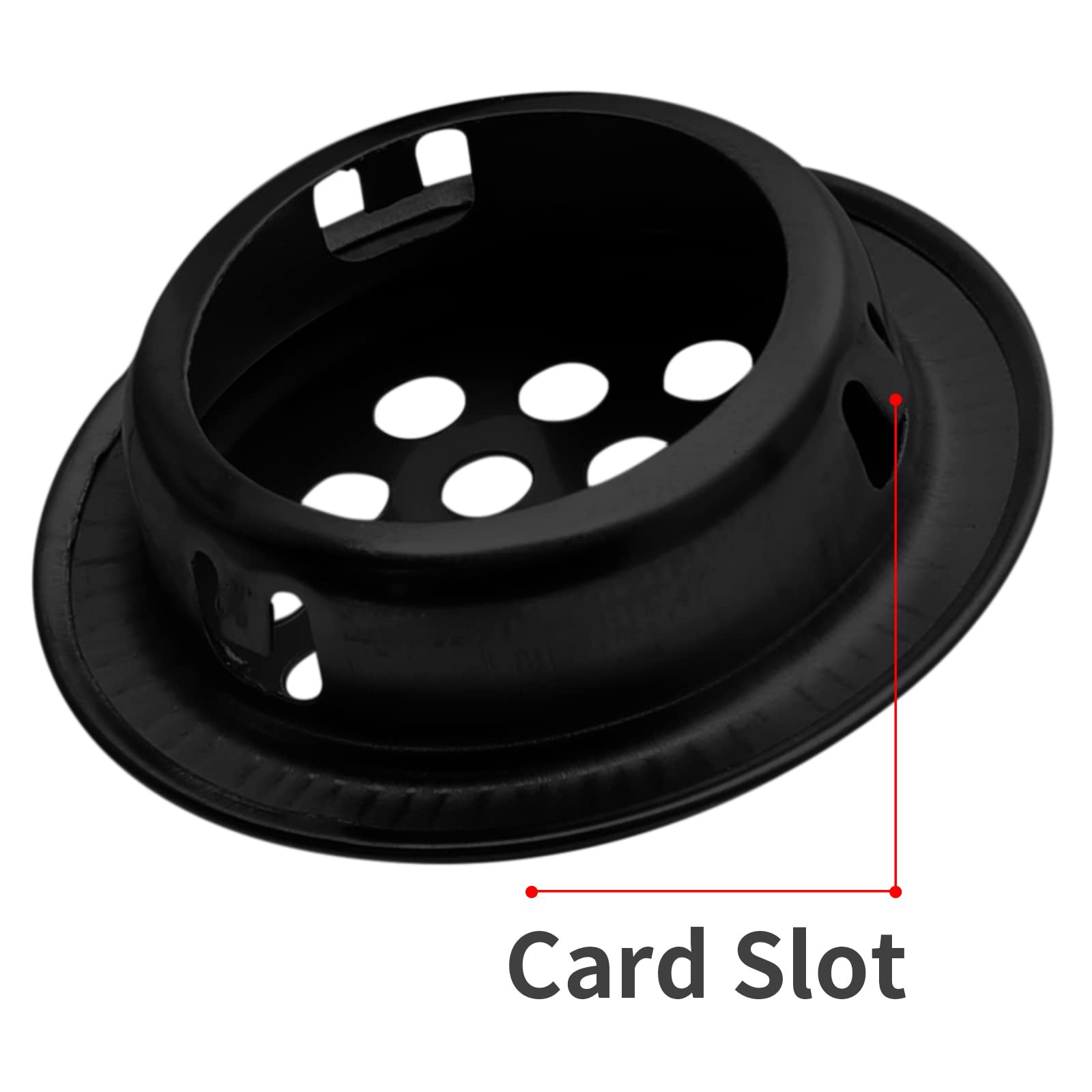1 Inch Circular Air Vents, Black, 20Pcs