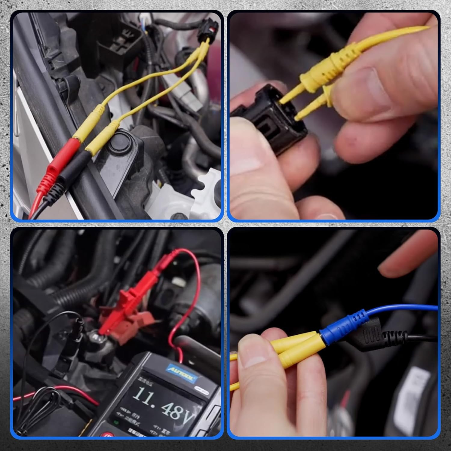 76-Pcs Automotive Circuit Test Lead Kit, Multimeter、Electrical Test Leads Kit
