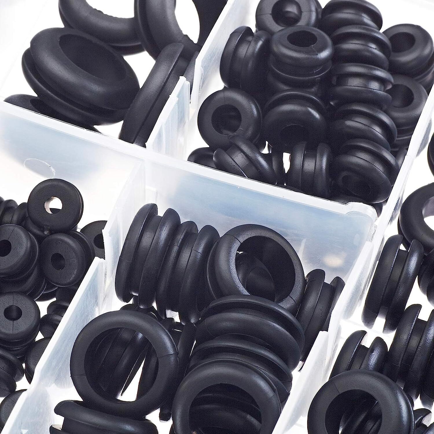170pc Rubber Grommet Assortment 7 Sizes Sheet Metal Auto Body Firewall Hole Plug
