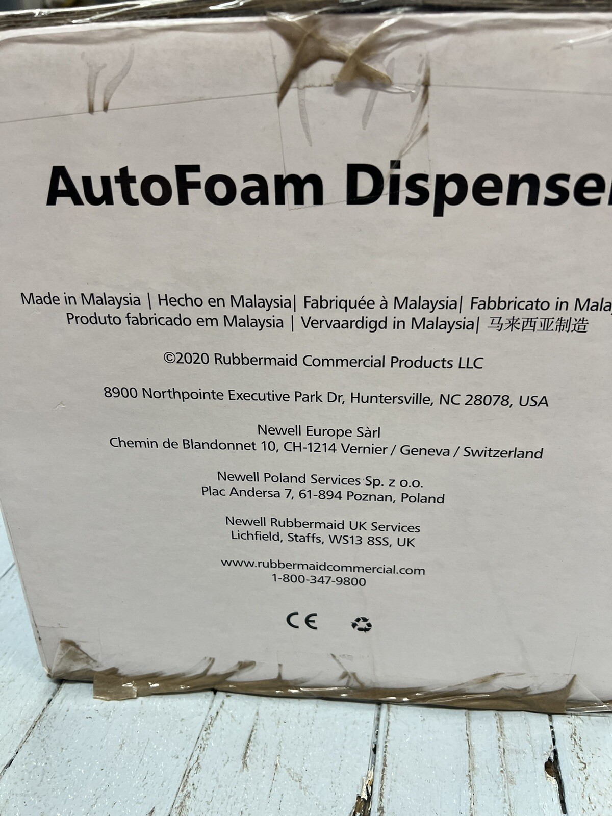 Rubbermaid Auto Foam Soap Dispenser CASE 10 – Restaurant, Bar, Kitchen, Restroom
