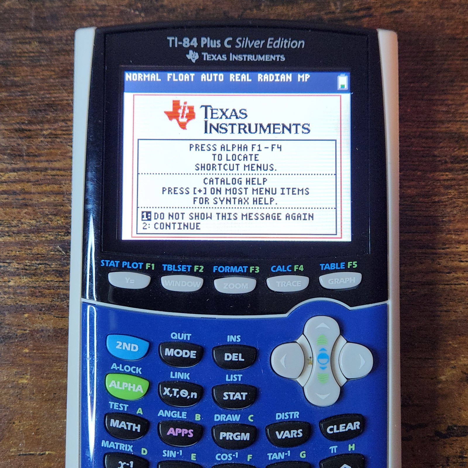 Texas Instruments TI‑84 Plus C Silver Edition Graphing Calculator – Tested/Works