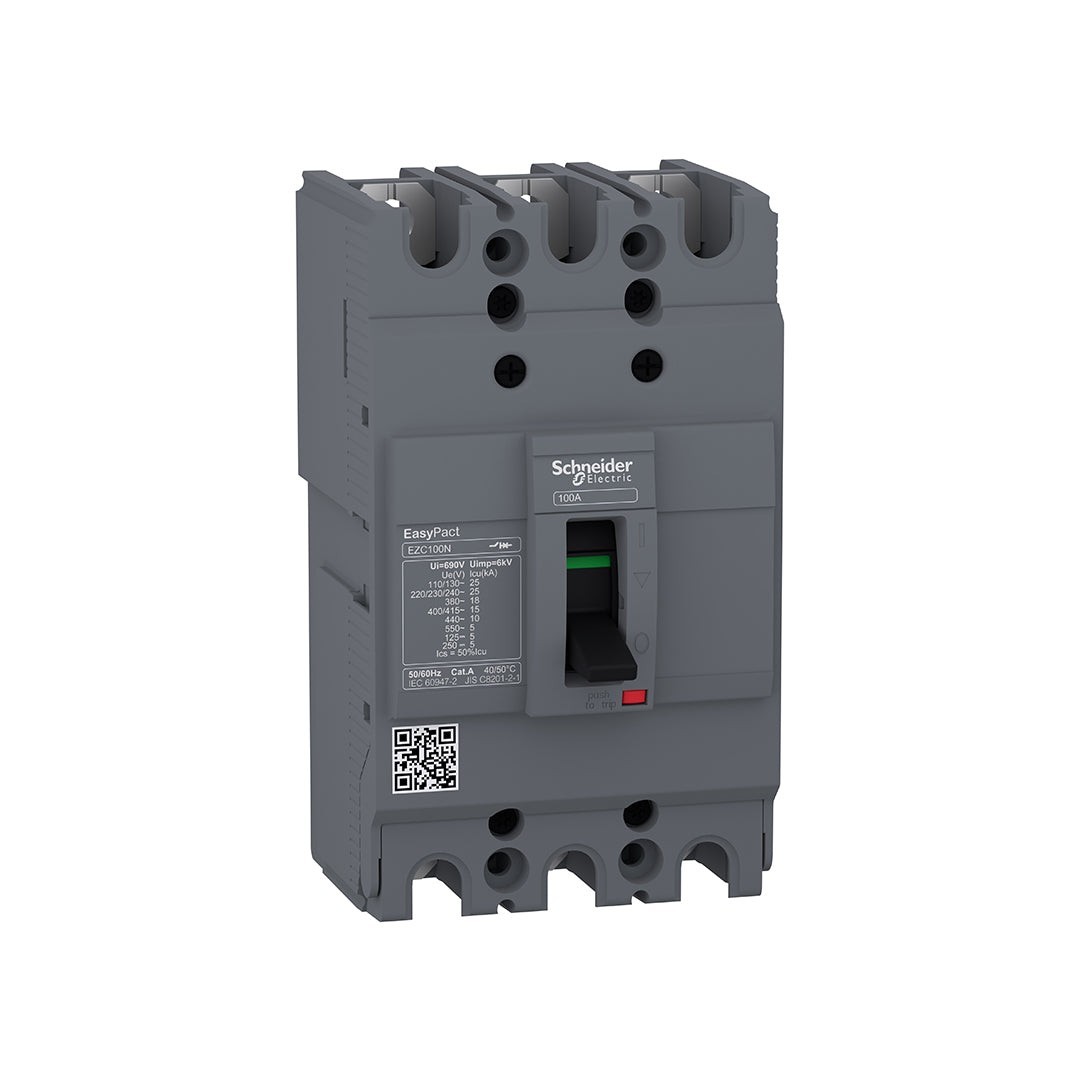 Schneider Electric EZC100N3015 15A 3-Pole MCCB