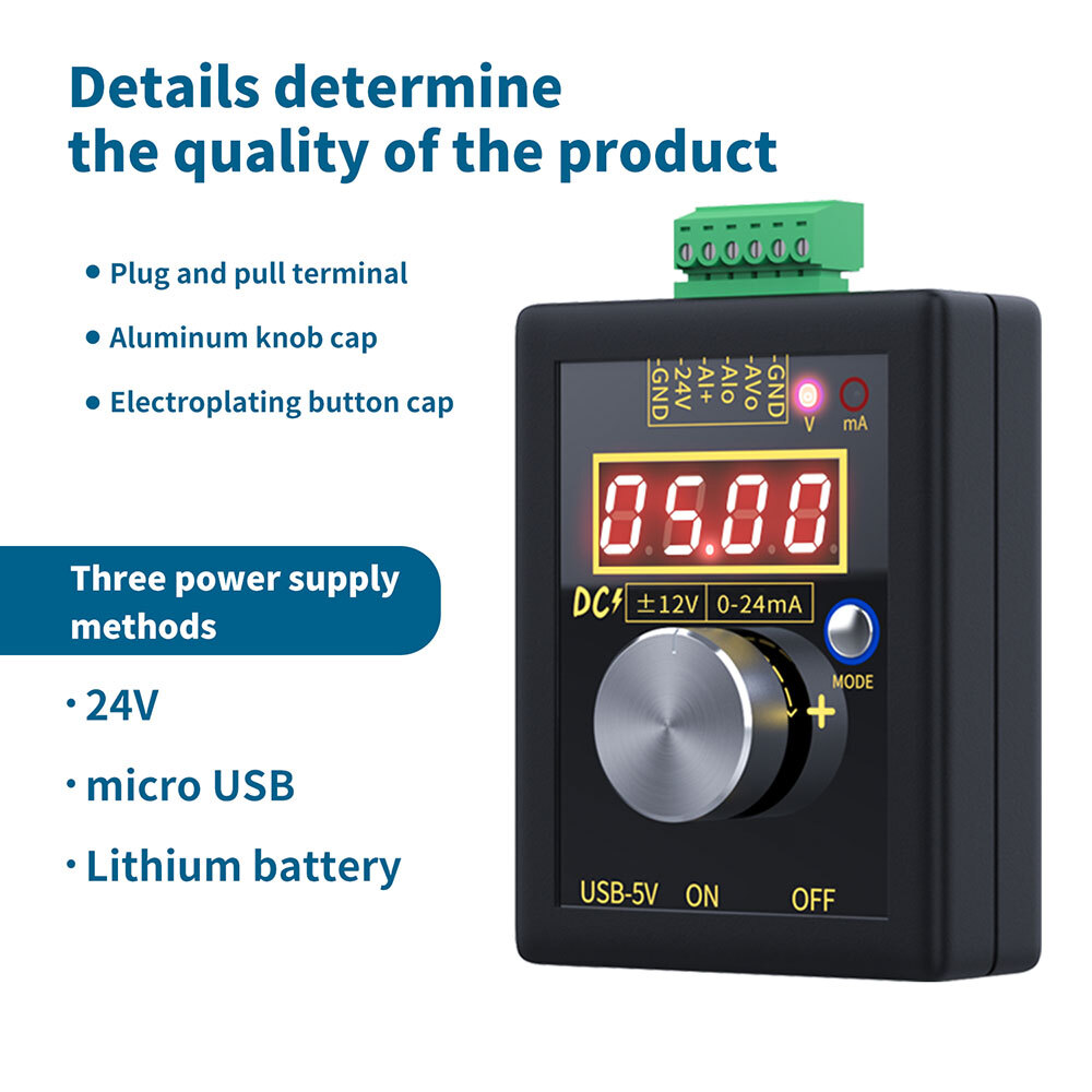 USA4-20mA 0-10V Voltage Digital Signal Generator 0-20mA Current Transmitter USA
