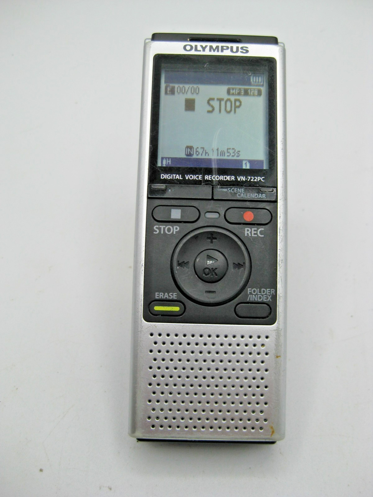 Olympus VN-722PC Digital Voice Recorder Dictation Machine – PC Link & MicroSD