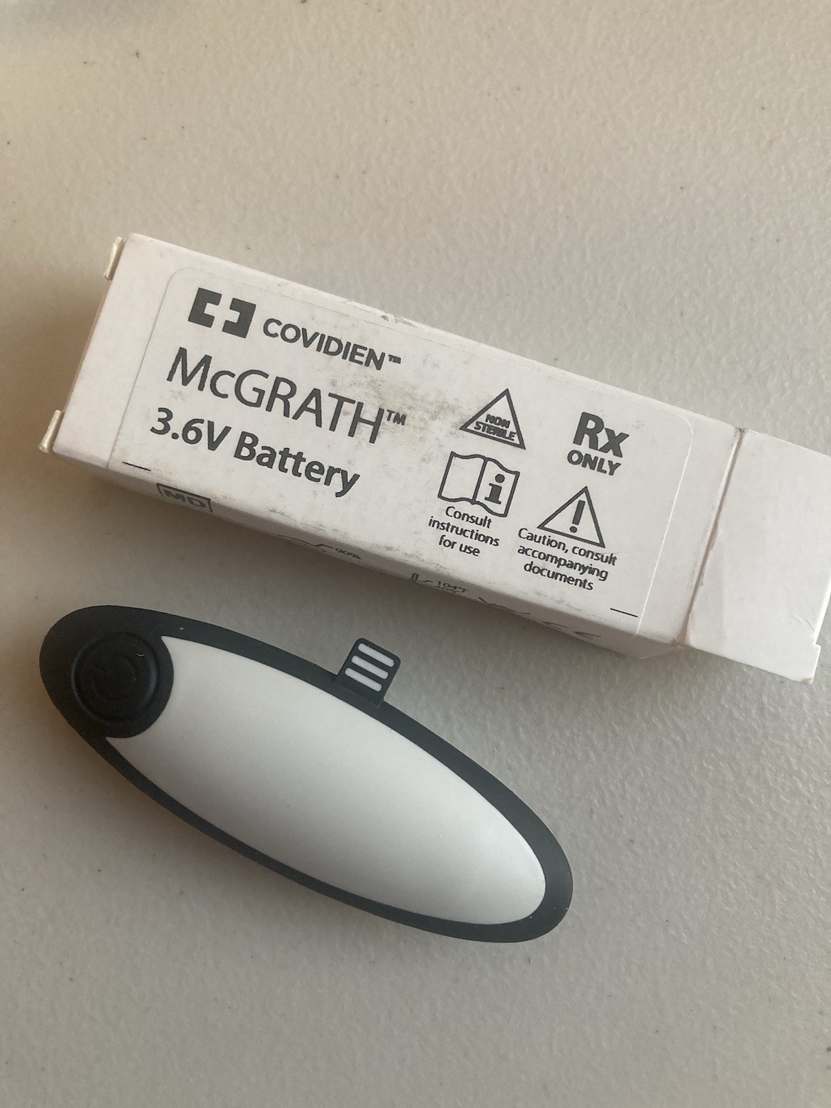 NEW McGrath MAC Video Laryngoscope 3.6v Lithium Battery 340-000-000
