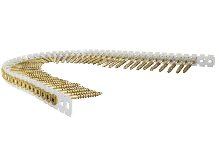 2-1/2″ Saber Drive Exterior XL1500 Tan Deck Collated Strip Screws 1000 pcs