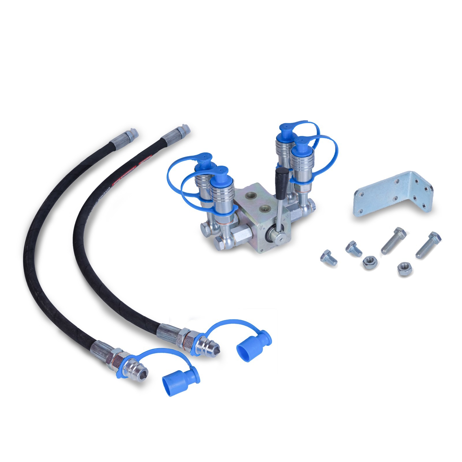 New Tractor Remote 6 Port Diverter Valve Manual, 2 into 4 ports with Bracket