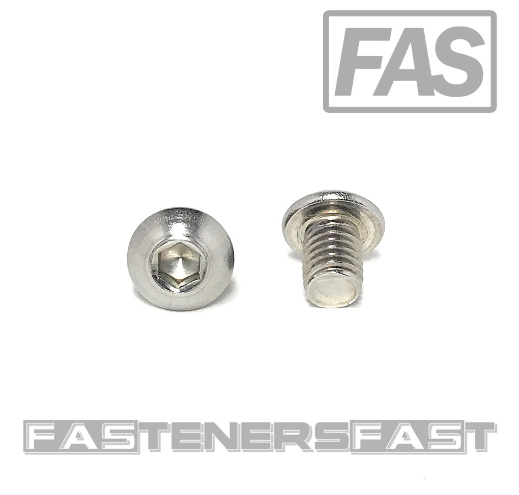 (25) M8 x 1.25 x10 Stainless Steel Button Head Socket Cap Screws ISO7380 M8-1.25