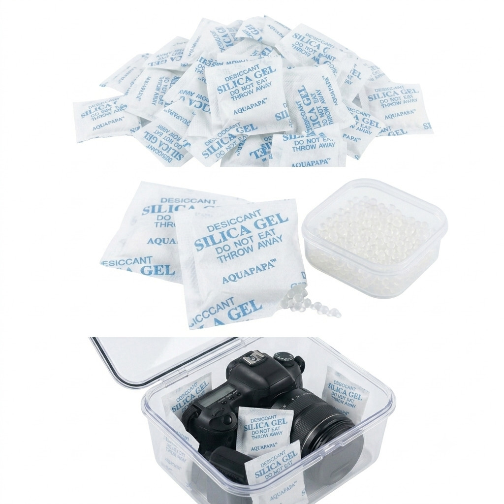 100 Packs 3g Food-Grade Silica Gel Desiccant Packets Moisture Absorber