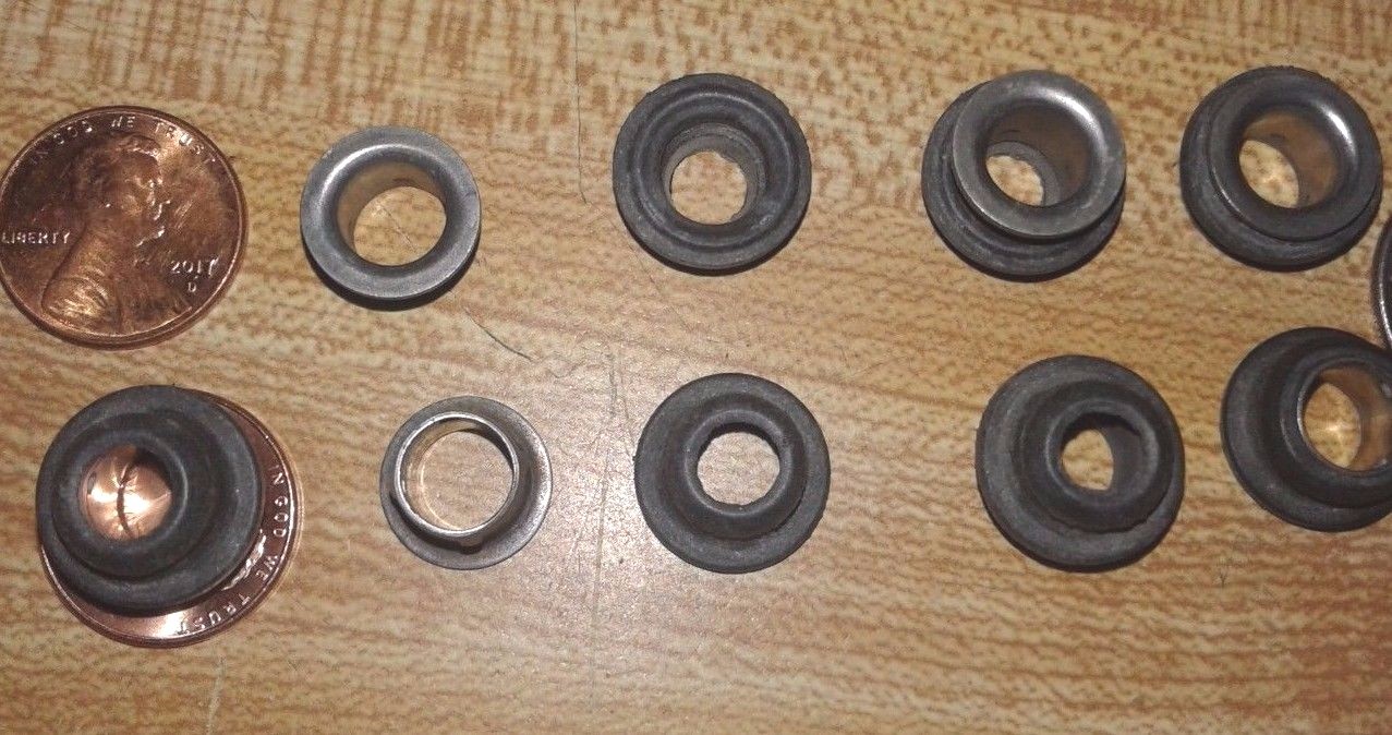 25 New 5/16″id Anti Vibration Shock Mounts Steel Grommet Rubber Bushing Mount