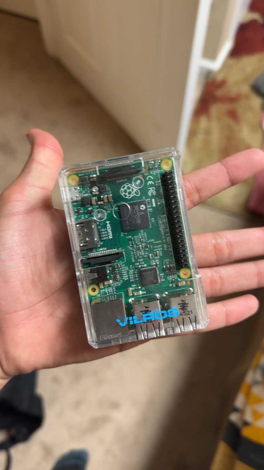Vilros Raspberry Pi 3 Model B SBC w/ Case, 1GB RAM, ARM, HDMI USB GPIO