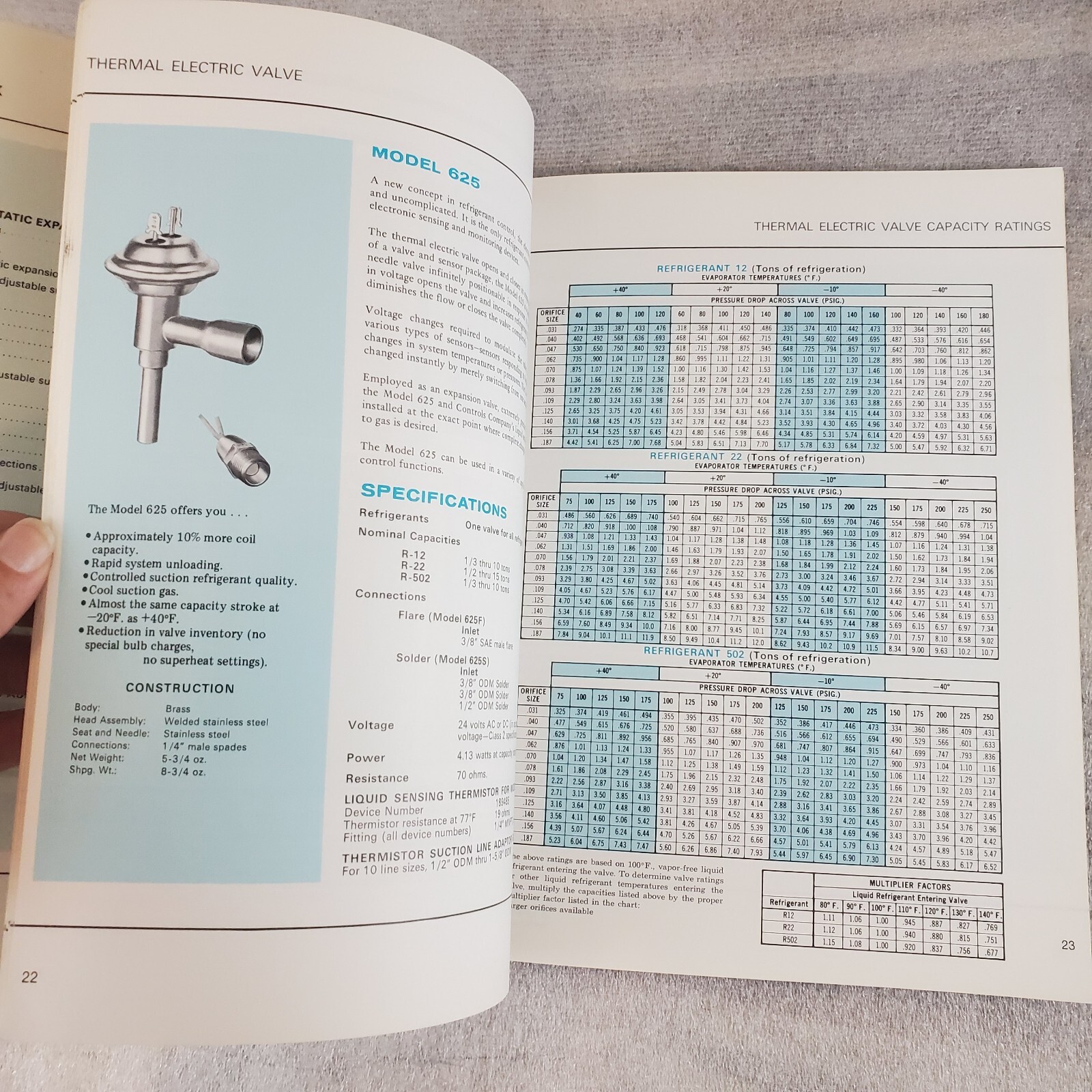 Singer General Catalog Refrigeration and Air-conditioning Controls 1972 A.P Line