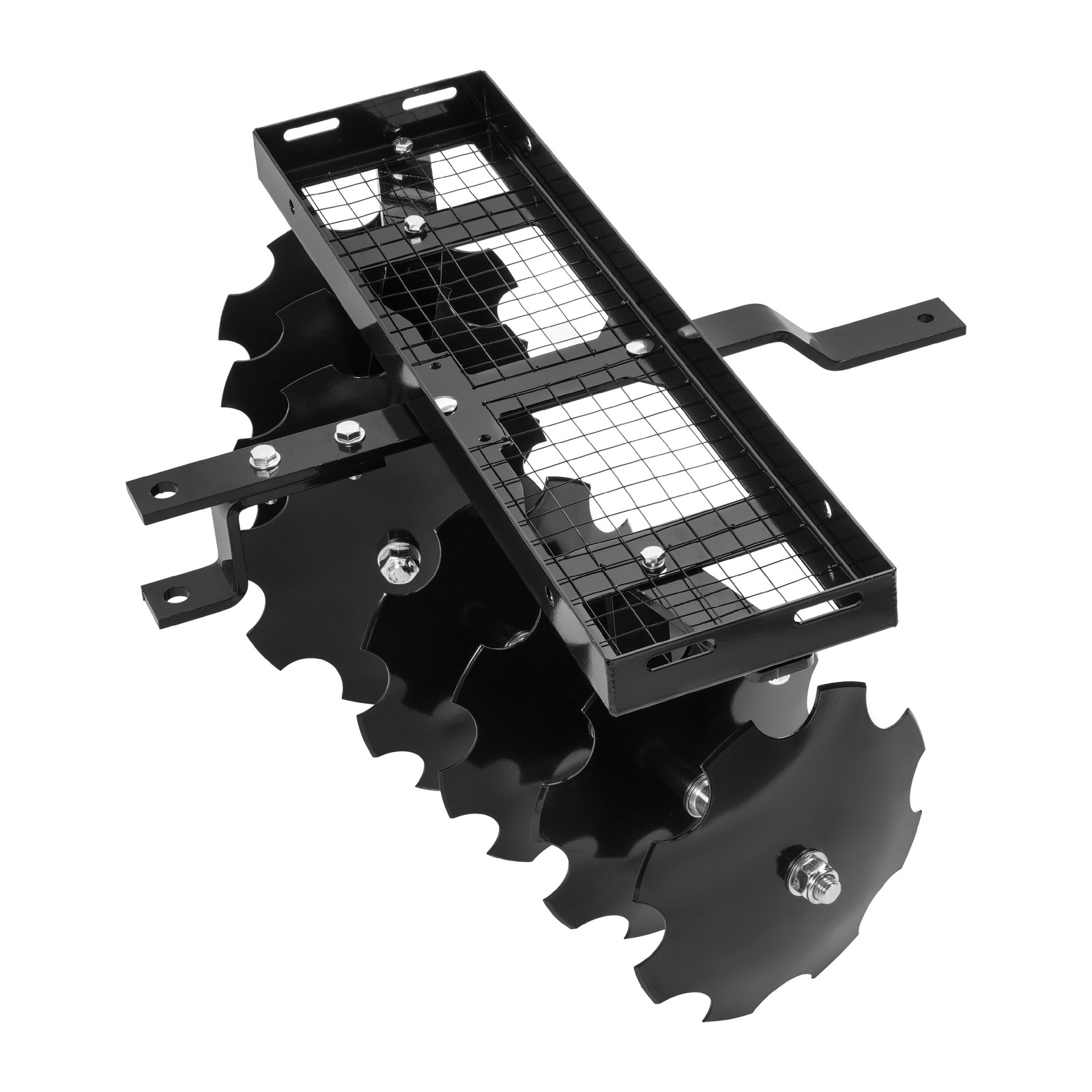 Disc Harrow 11″ Steel Tow Behind For universal Tractor Sleeve Hitch Attachment