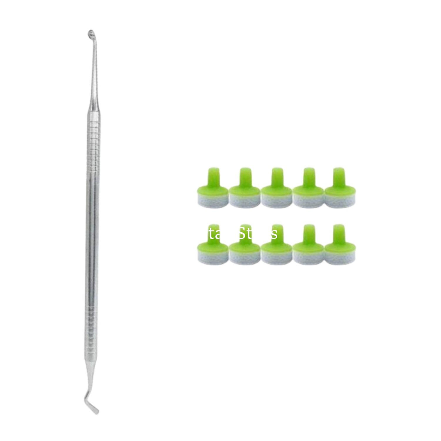 Dental OptraSculpt Foam Pads Kit Veneer Composite Resin Filling Spatula Handle