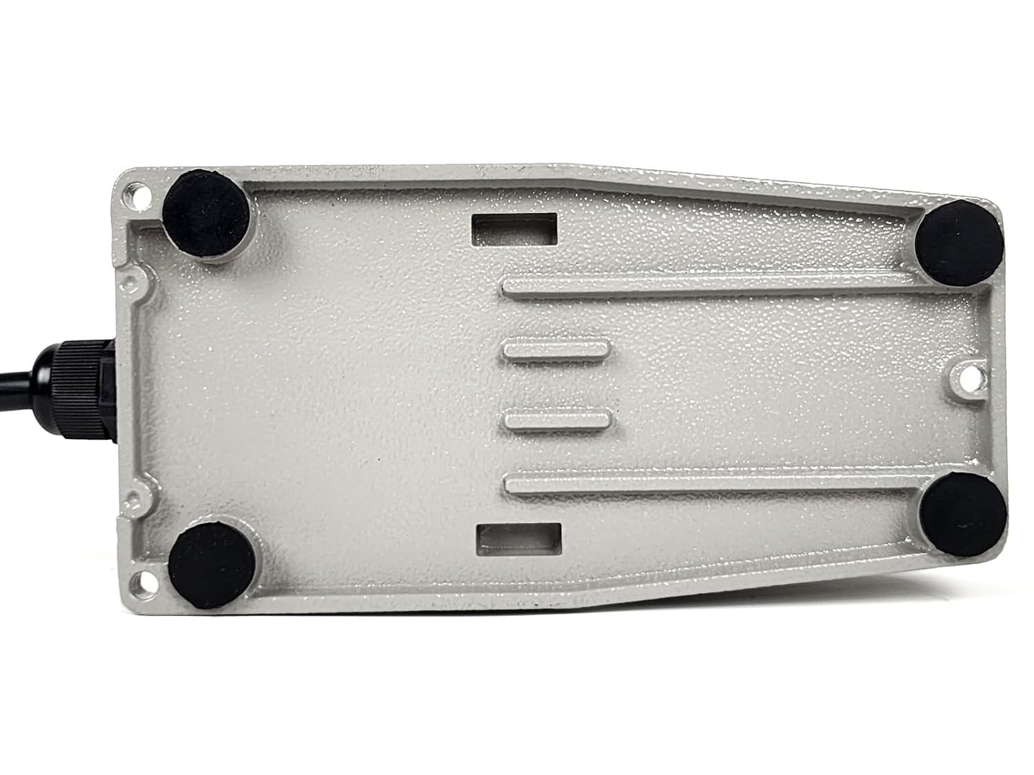 Professional Cast Aluminum Foot Switch – 15A, SPDT, Momentary, 10ft Cable