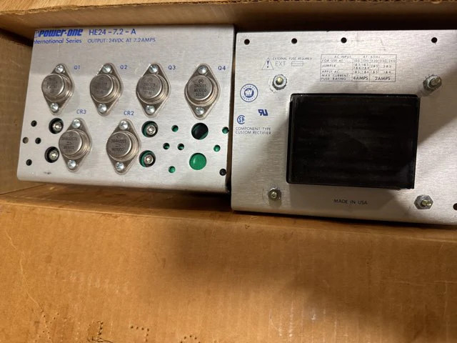 Power-One HE24-7.2-A DC Power Supply 24V 7.2A 47-63Hz 173W 100-240VAC In-New In