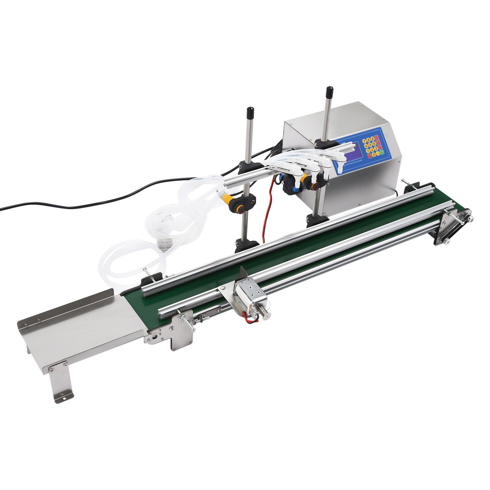 4-Head Automatic Liquid Filling Machine 10-500ml Bottle Filler Mini Filling Line