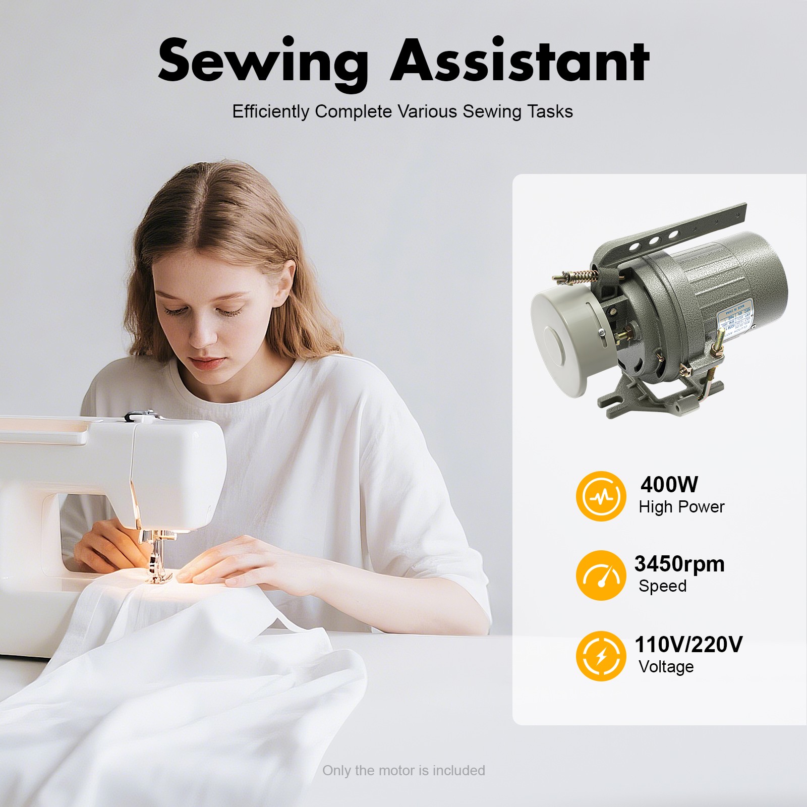 400W Electric Sewing Machine Motor Clutch Motor For Industrial Sewing Machine