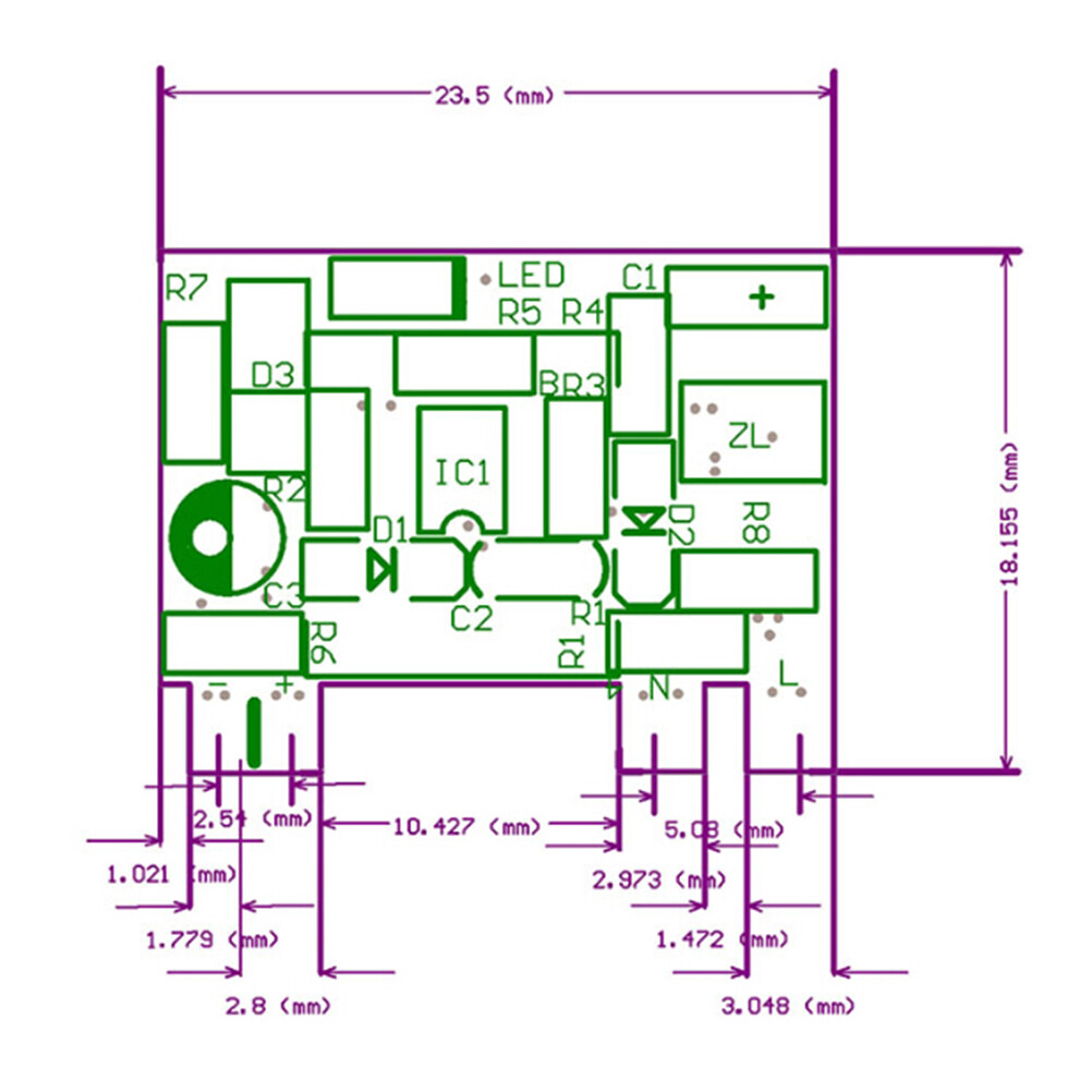 Mini AC-DC 110V 120V 220V 230V to 5V 700mA converter board module