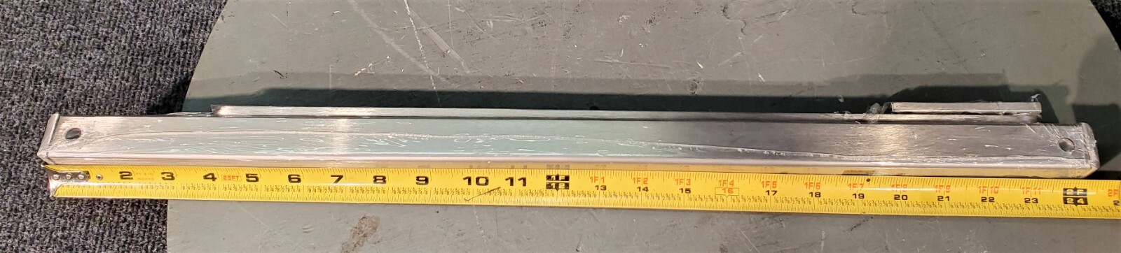 ABH 9000 Series 9024 Surface Mount Overhead Stop & Holder US32D Satin Stainless