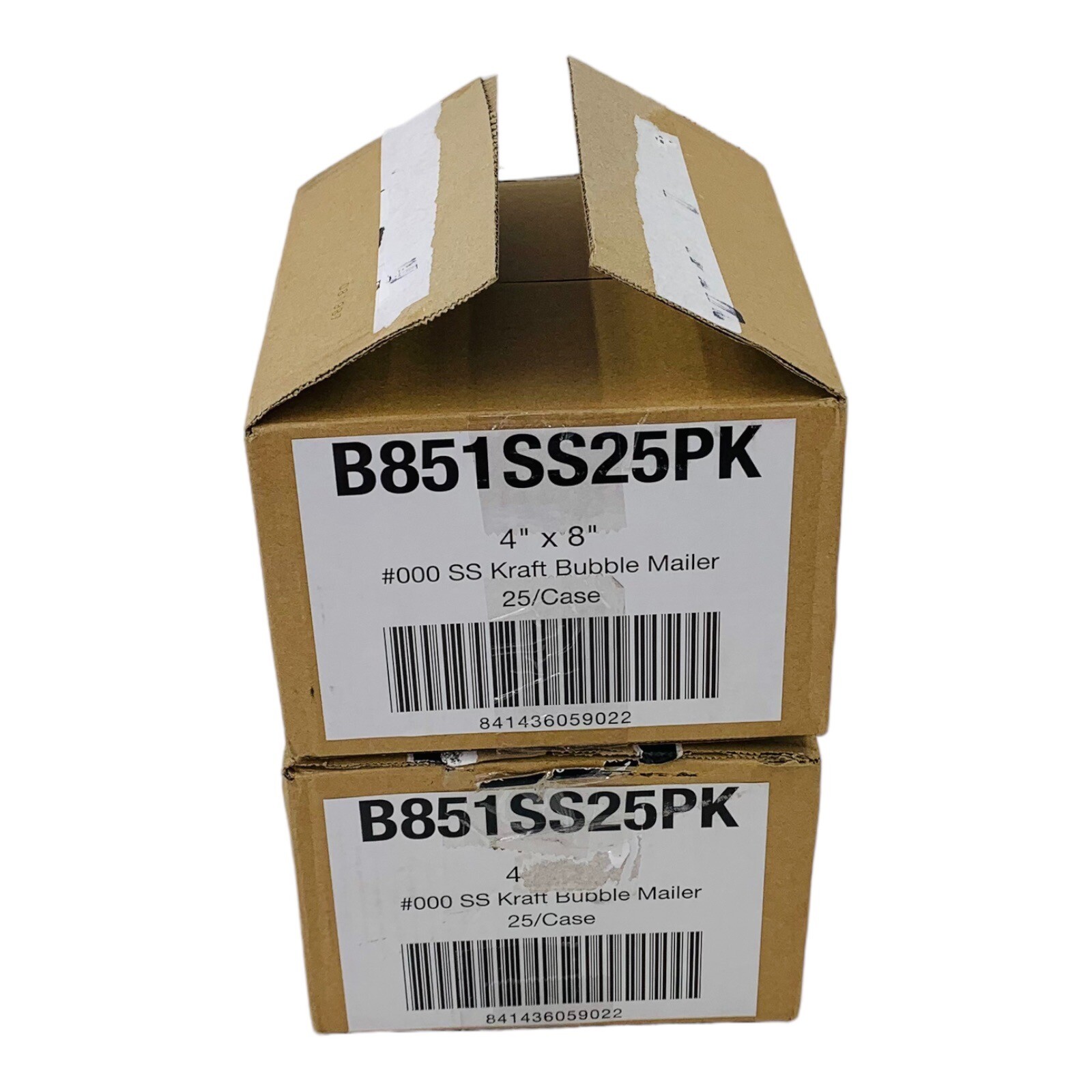 50 Count #000 Kraft Bubble Mailers Small Part Mailer 7″ x 4″ Inner Dimension
