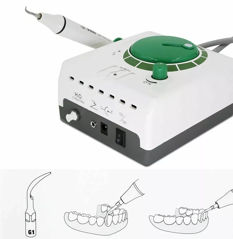 Dental Ultrasonic Scaler Teeth Cleaning Machine Calculus Remover with 5 Tips