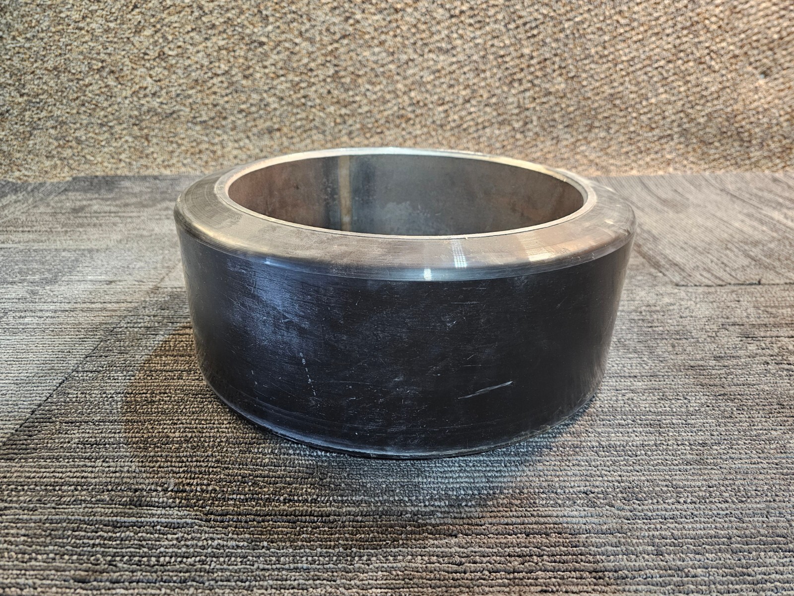 (QTY 1) Smooth Press-On Forklift Tire 6×11.75 S, F0504, FB 8, LK, 21 251