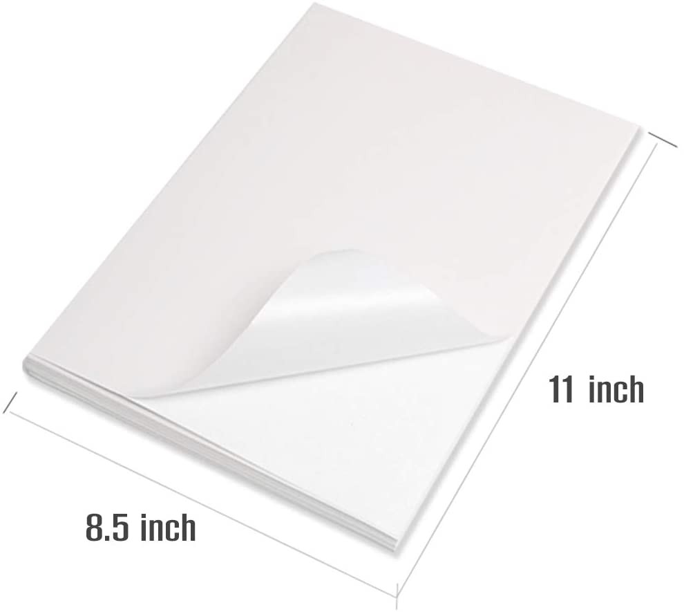 100 Full Sheet Shipping Labels 8.5″x11″ Self Adhesive – Premium White Matte