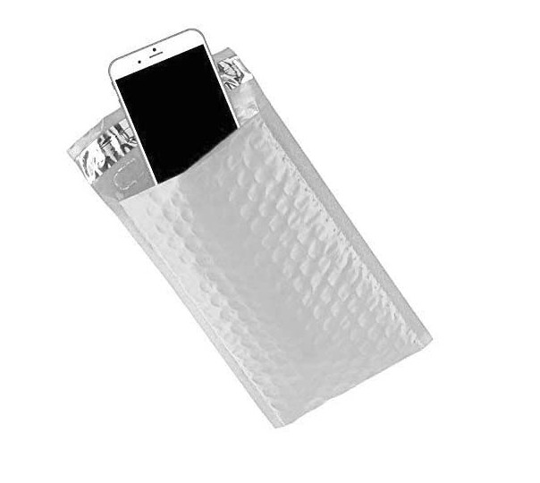 4×8 Inches Shiny White Self Seal Shipping Padded Envelopes Poly Bubble Mailer