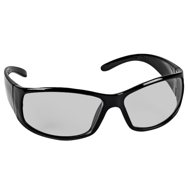 Smith & Wesson 21306 Elite, Safety Glasses, Uncoated, Light Gray Lens, Black