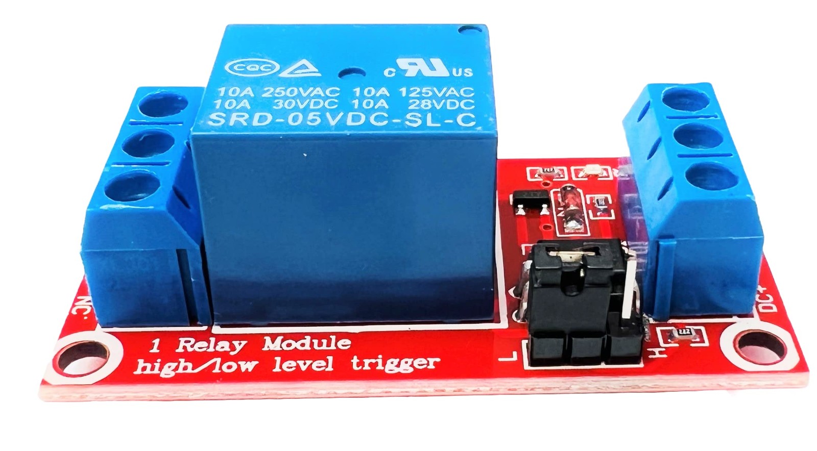 DIYables 3pcs Relay Module for Arduino, ESP32, ESP8266, Raspberry 3.3v – 5v