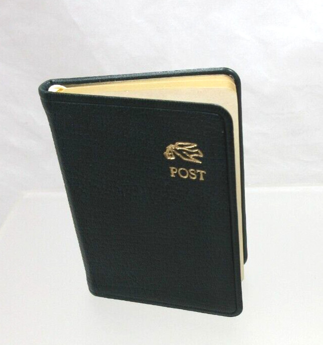Post Miniatures Mini Notebook Leather Cover 160 Lined Pages DARK GREEN